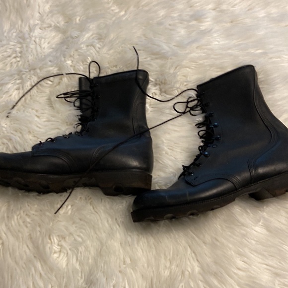 WELLCO Combat Man 🥾 size 12 1/2 R in very good condition real leather - Picture 13 of 16